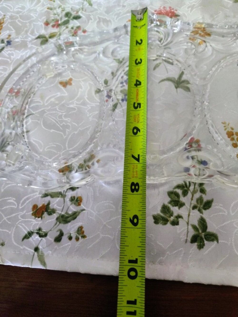 Mikasa Princess Crystal Clear and Frost Triple Oval Pic 3.25 x 4.5 In - Picture 7 of 7